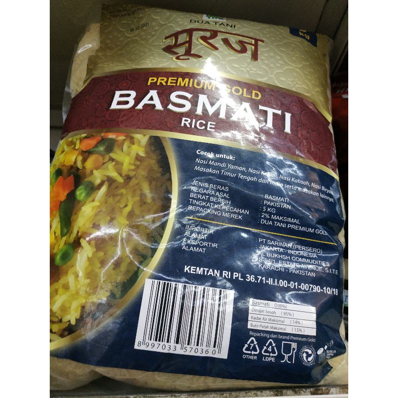 

beras basmati 5kg