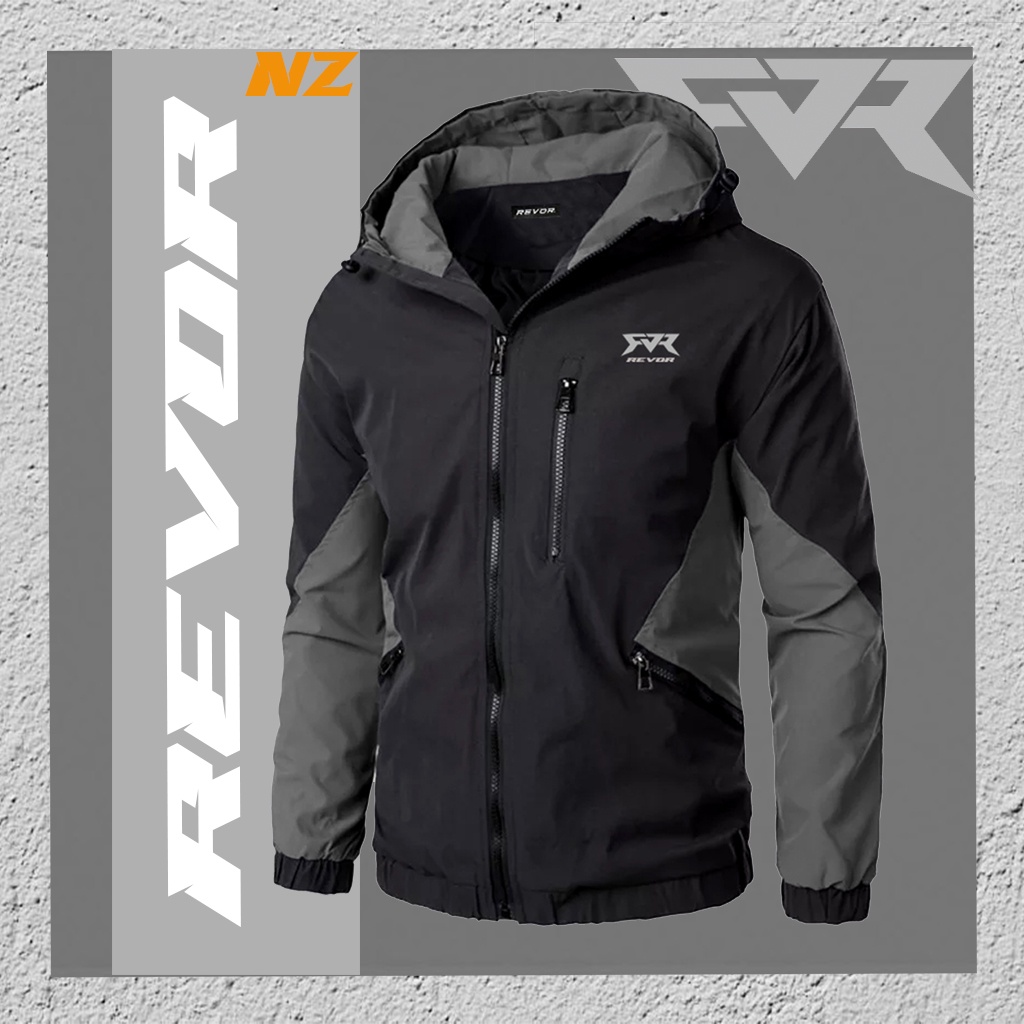 Revor NZ Jaket Parasut Windproof Waterproof