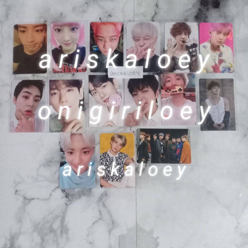 PHOTOCARD EXO OFFICIAL BAEKHYUN CHANYEOL SEHUN XIUMIN JAPAN LOVE ME RIGHT OBSESSION CBX BINDER GROUP