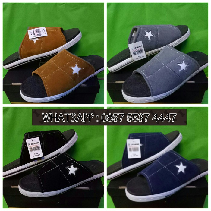 Sandal Converse Suede Premiun - Hitam