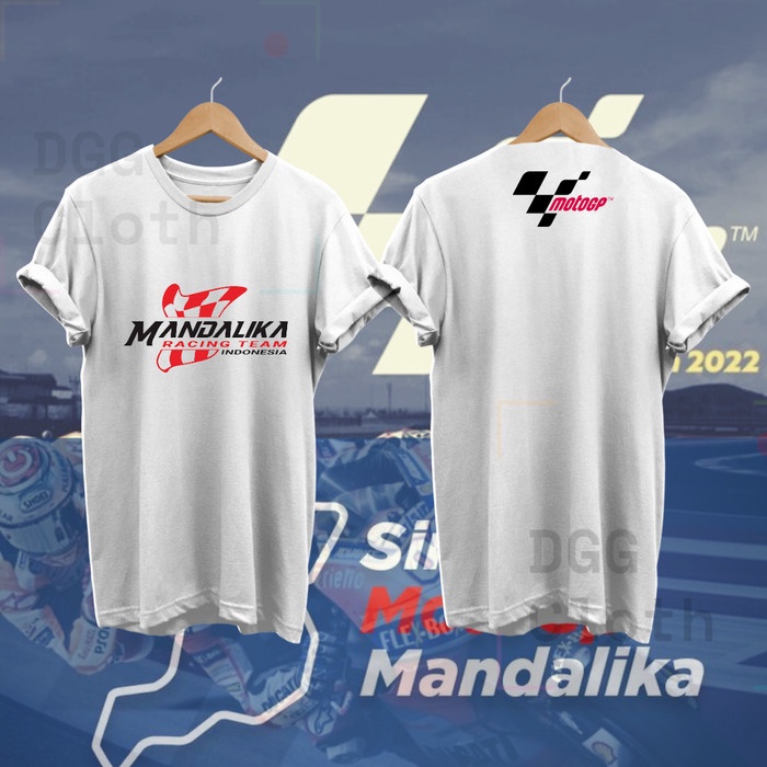 Baju Kaos Moto GP Mandalika - Tshirt Moto GP Mandalika - Hitam,