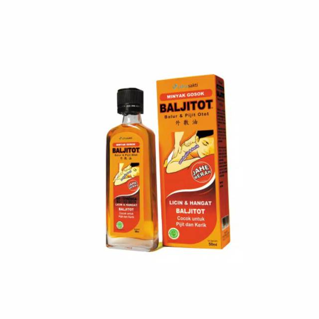 Baljitot minyak gosok 50ml + (jahe merah)  cocok buat pijat kerik dan gosok #original