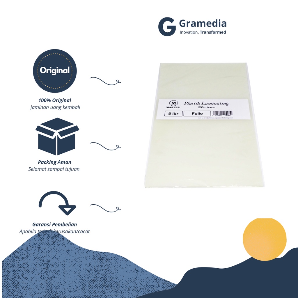 

Gramedia cikupa - Gl Plastik Laminating Fc 250Mc