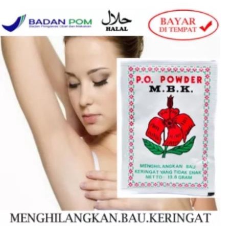 [SACHET] ^ KYRA ^ MBK Powder Bubuk Penghilang Bau Keringat Dan Bau Badan M.B.K - Kemasan Sachet