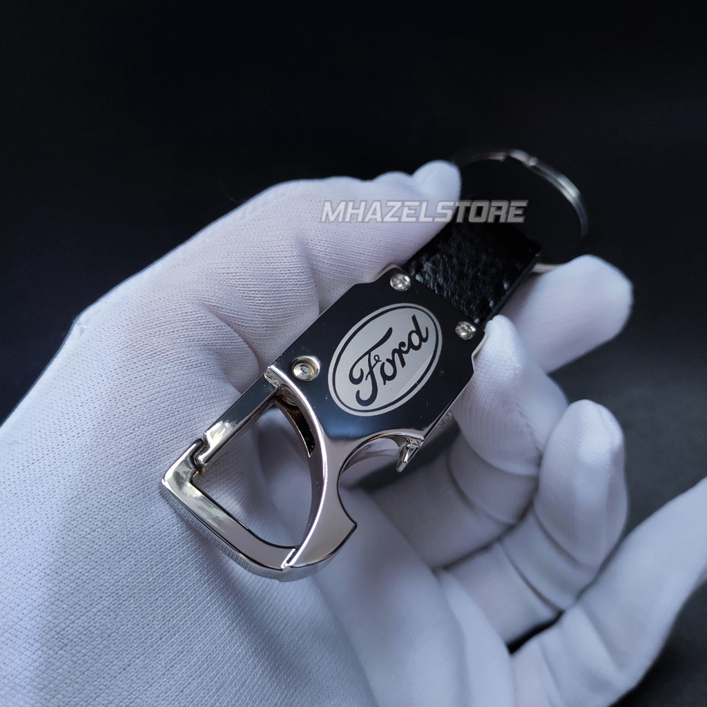 GANTUNGAN KUNCI MOBIL LOGO FORD PREMIUM