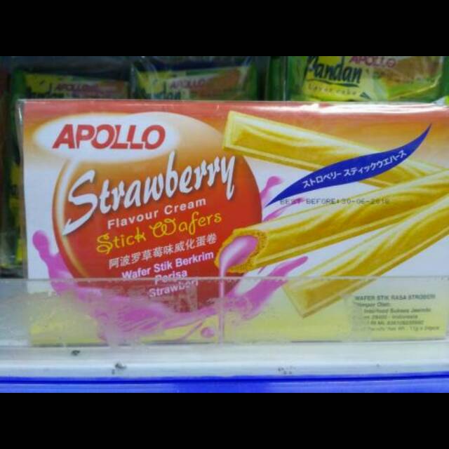 

Apillo stick strawberry 24pcs