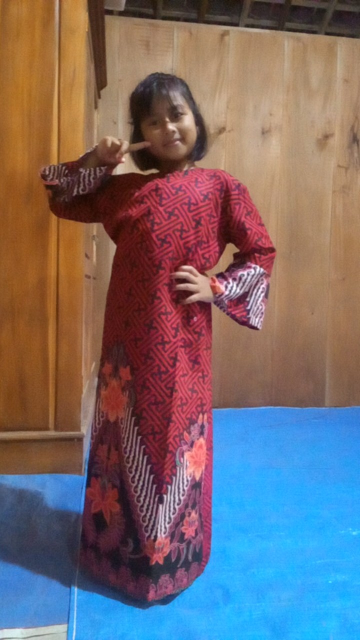 Batik Couple Keluarga Sania Ruffle Ori Ndoro Jowi Dnt Pagar Abang