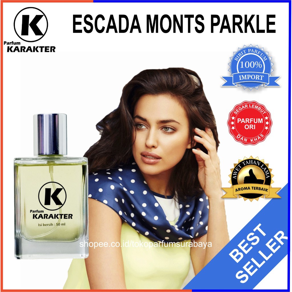 Parfum Cewek Escada Monsparkle  Bibit Parfum Wangi &amp; Tahan Lama  Kemasan 30ml | Bisa Cod | Terlaris