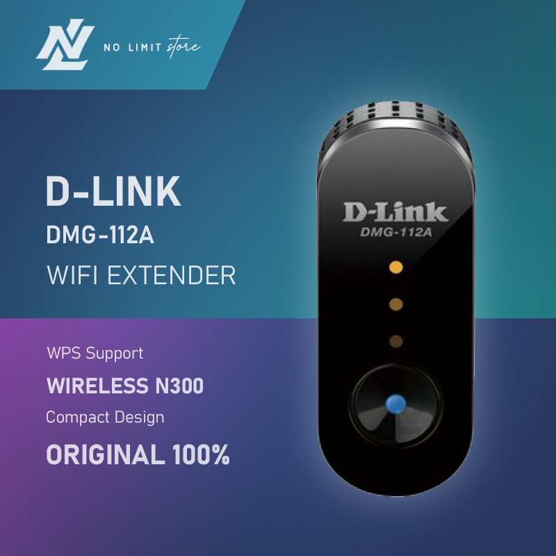 D-Link Wifi Extender DMG112A Repeater N300 (AUTO ZONING FUNCTION)