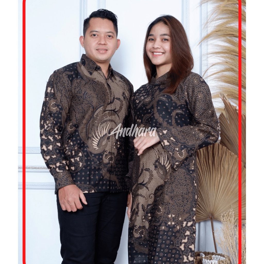 TUNIK BATIK WANITA MODERN PREMIUM JUMBO LENGAN PANJANG CT PARSHA