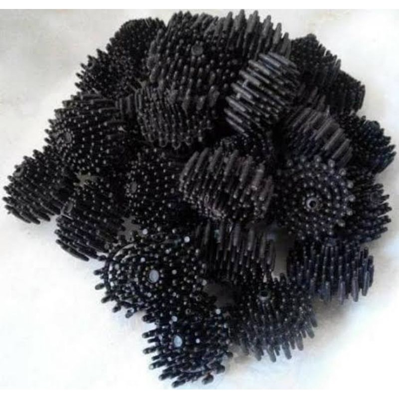 bioball rambutan spike  per 200 pcs 1 kantong plastik media filter biologis aquarium&kolam.
