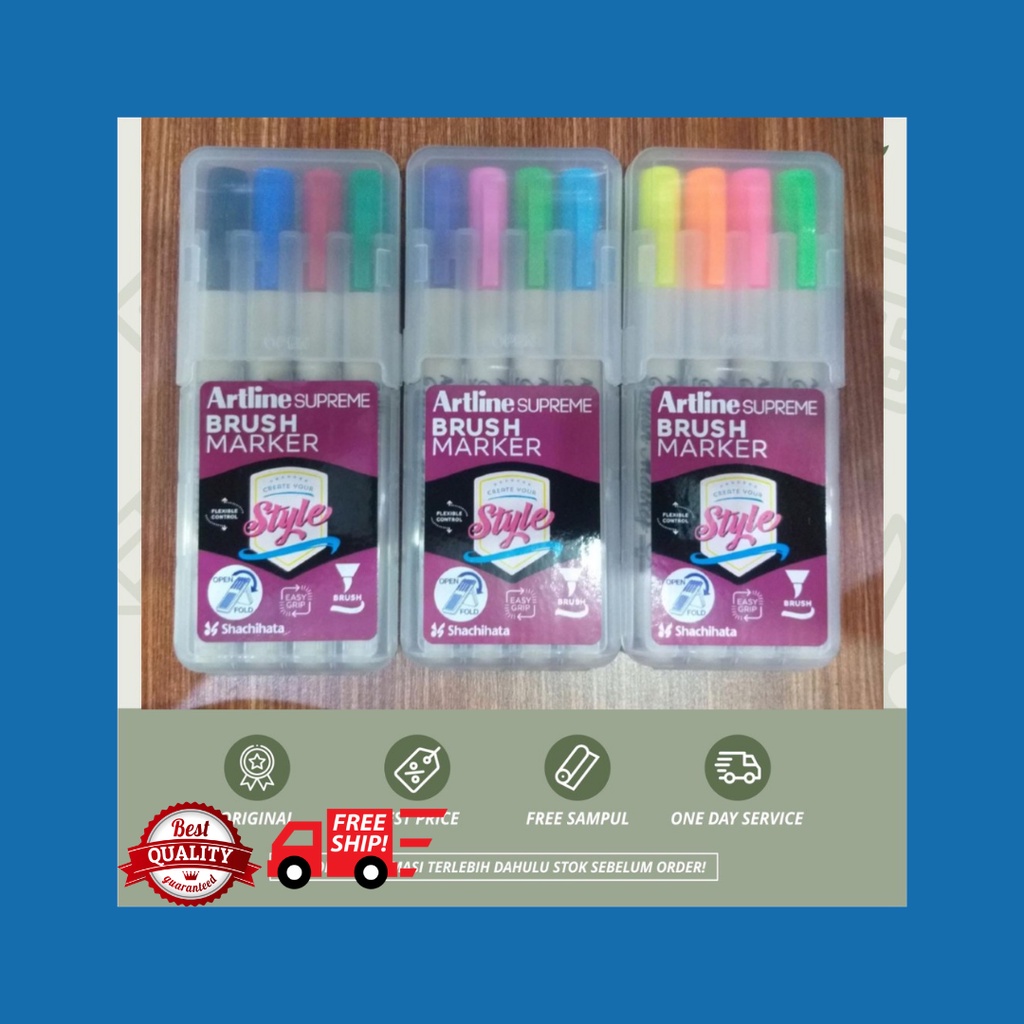 

BRUSH PEN ARTLINE EPF-F/4WARNA