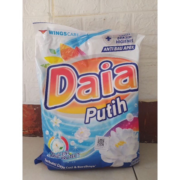 DAIA putih detergent bubuk 4kg / daia violet passion / daia clean and fresh hijab 4kg