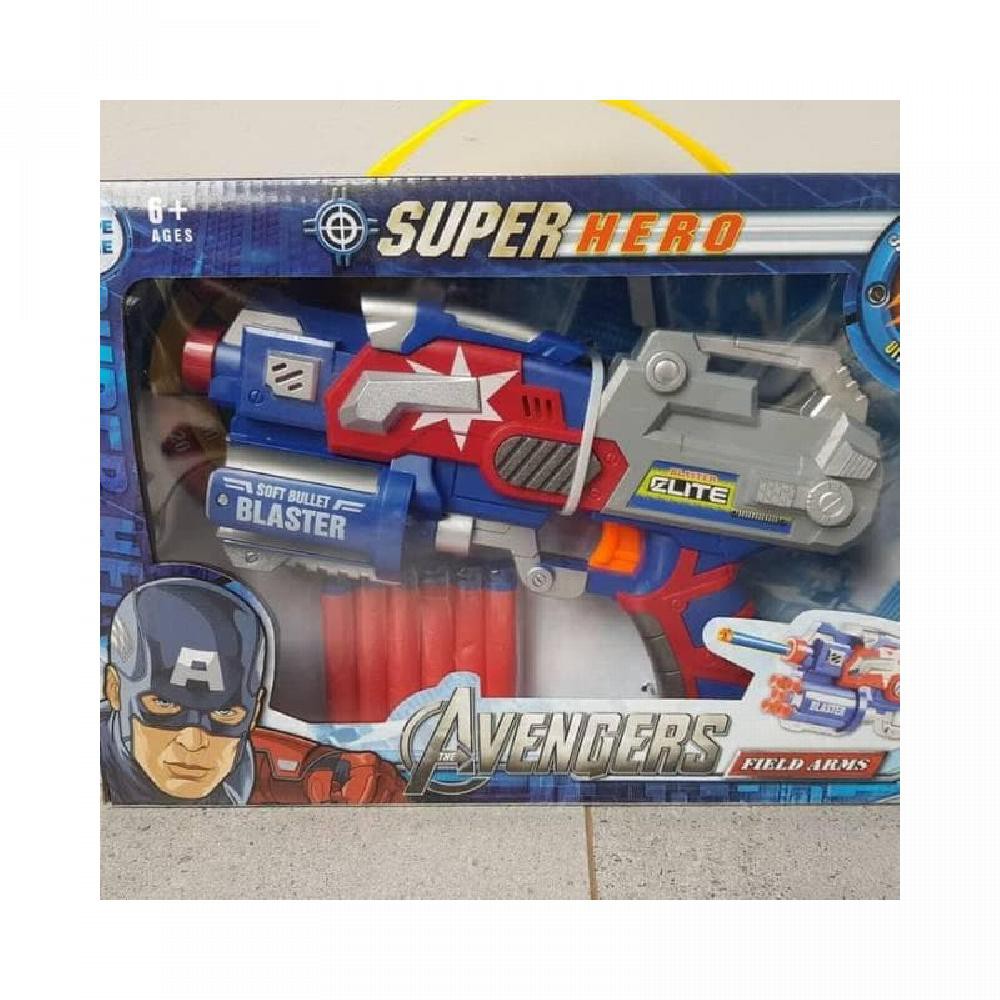 ORI MAINAN PISTOL NERF GUN - MAINAN SENAPAN ANAK EDUKASI - MAINAN ANAK