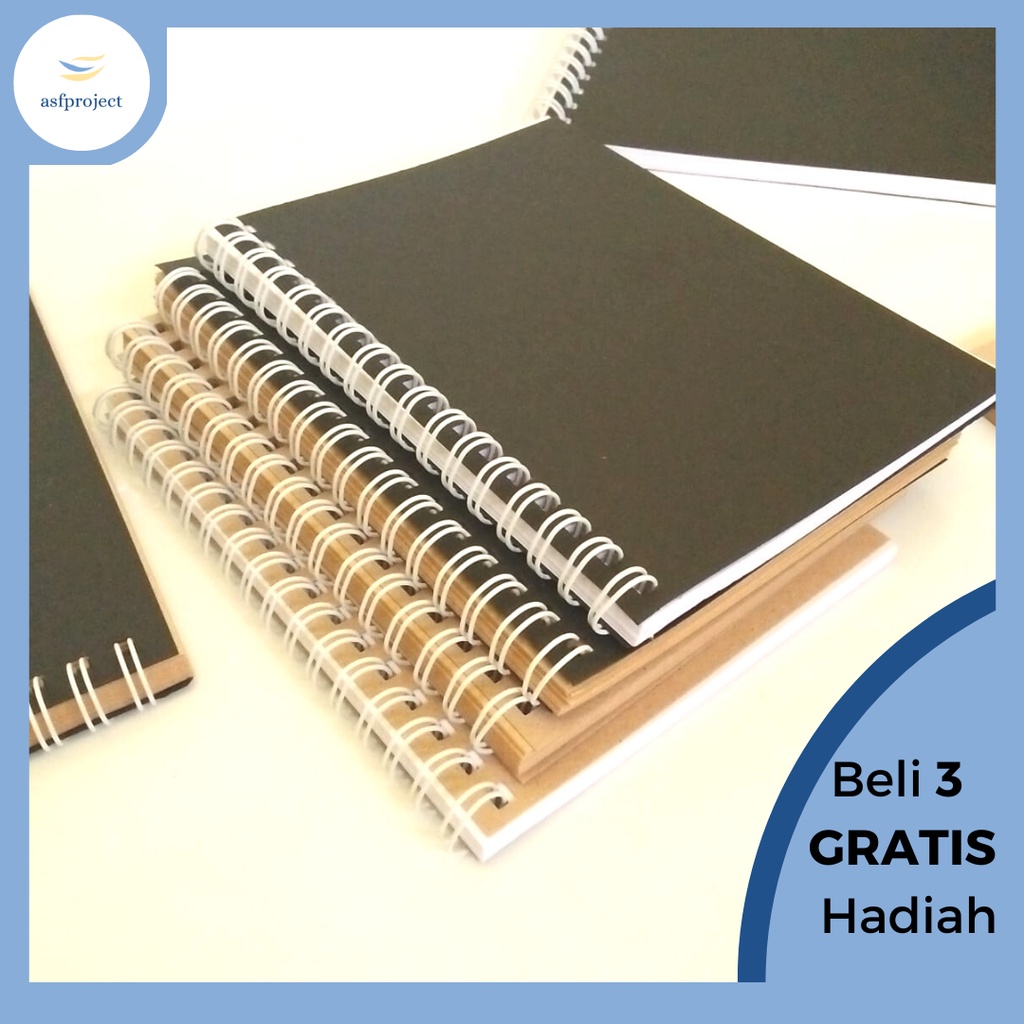 

_CUCI GUDANG_ [ BUY 3 GET GIFT ] BUKU SKETSA KRAFT SKETCHBOOK EDISI POLOS