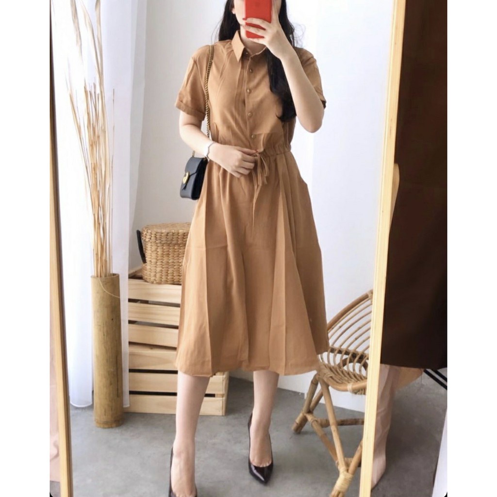 WSE390 - Dress Wine / Dress / Dress Wanita Korea / Dress Wanita Kasual XL / PREMIUM QUALITY