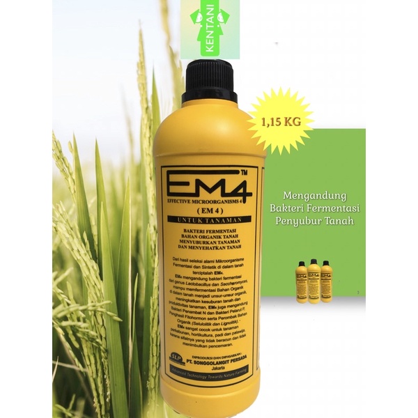 Pupuk Cair Organik EM4 Pertanian (Kuning)