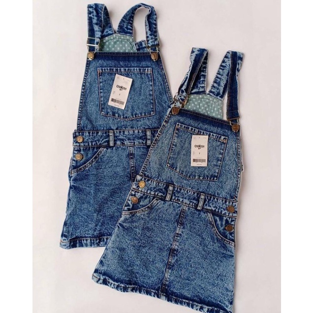 OVERALL ROK ANAK PEREMPUAN JEANSWASH/OVERALL OSHKOSH ANAK CEWEK