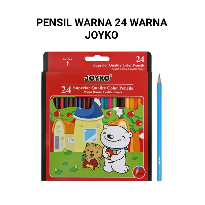 

Pensil Warna Murah Joyko 24 Warna (EK_Official_Store)