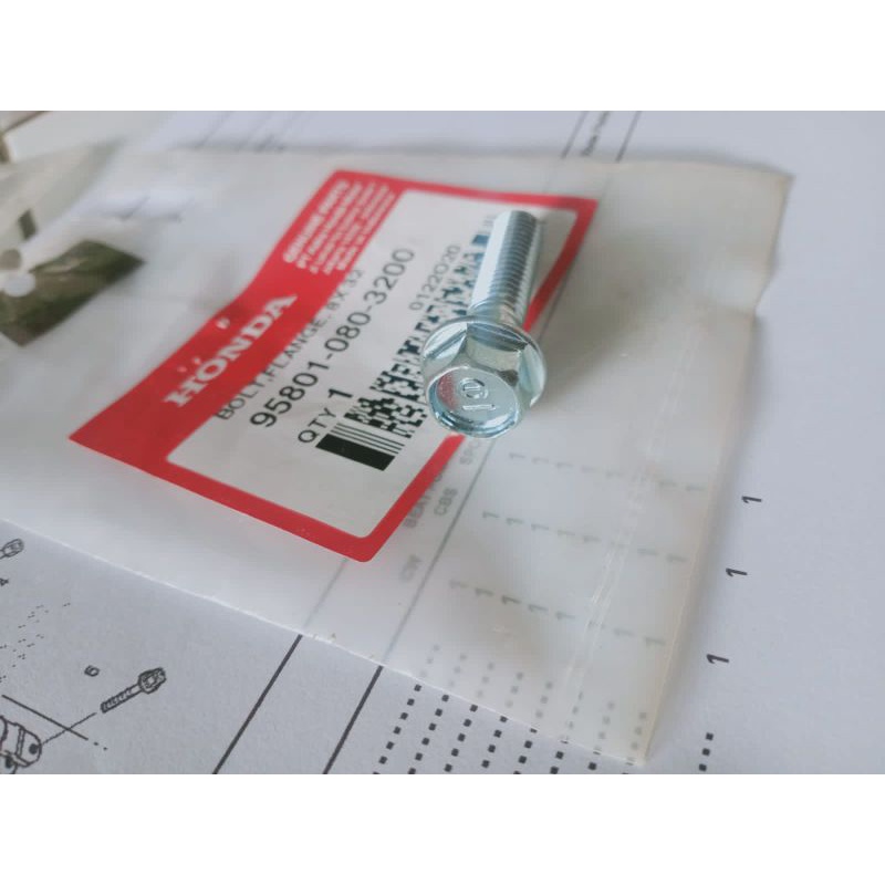 Baut Shock Belakang Honda Beat Vario Scoopy Spacy Original