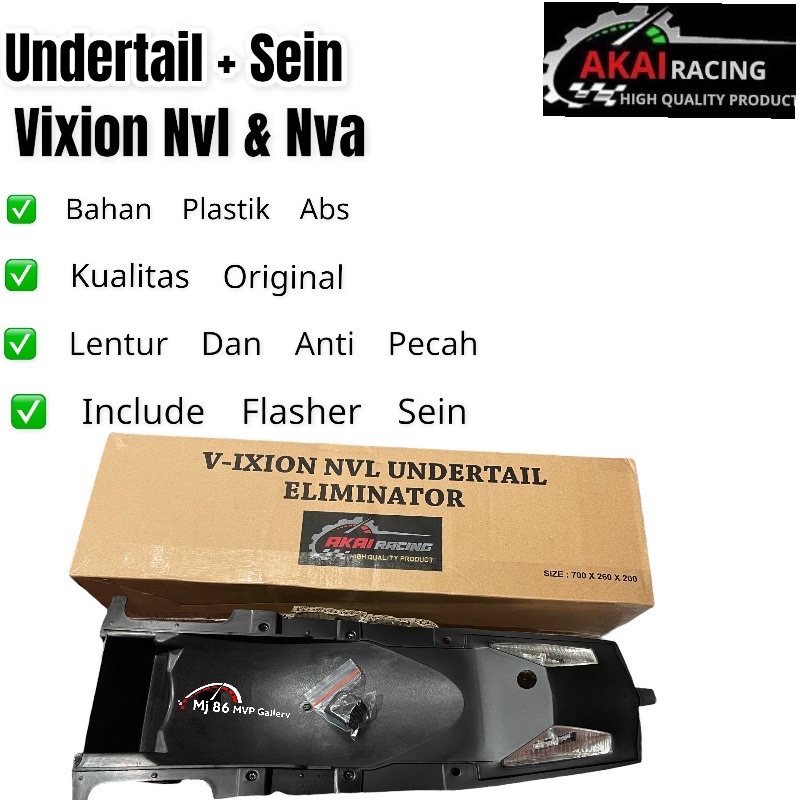 Undertail Selancar Vixion Nvl Dan Nva Akai Racing Berkualitas Original