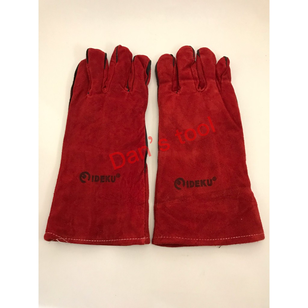 Sarung Tangan Las Merah 14 Inch IDEKU / Welding Glove