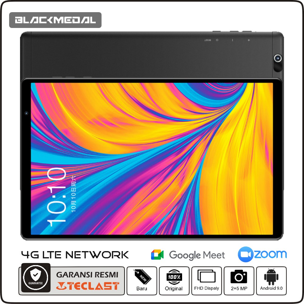 Teclast Tablet 10 inch SIM 4G LTE Panggilan Telepon Octa Core 3GB RAM 32G ROM IPS1920x1200 Android 9