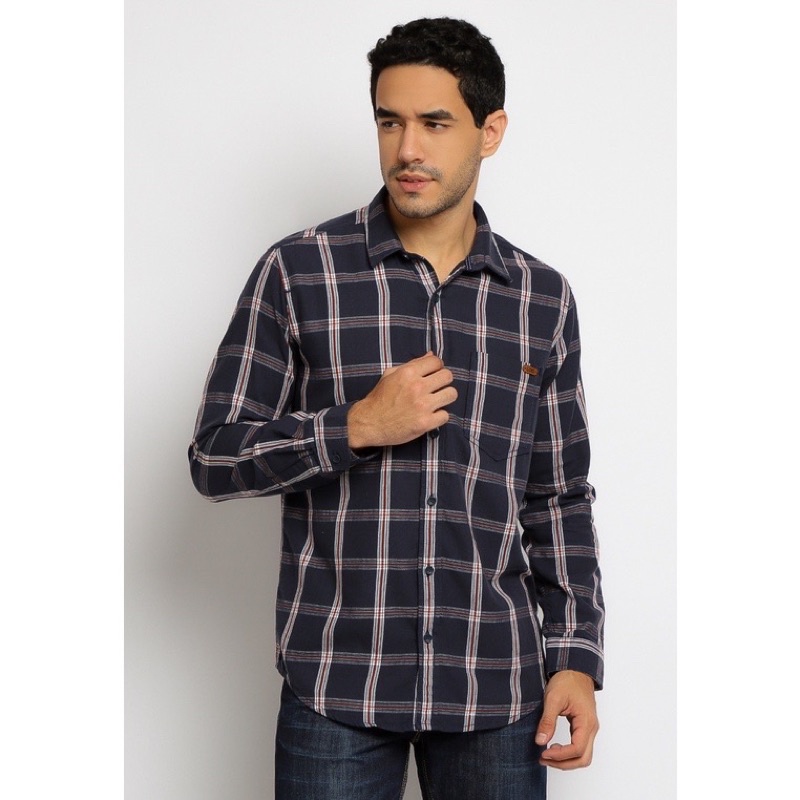 [ORIGINAL] LOIS JEANS KEMEJA LENGAN PANJANG | KEMEJA PRIA MOTIF KOTAK-KOTAK BRAND LOIS JEANS TERBARU