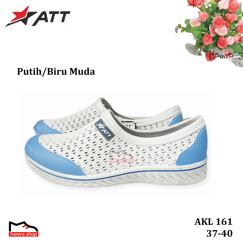 ATT AKL 161 Sepatu Slip on Wanita dan Remaja Putri Bahan Karet