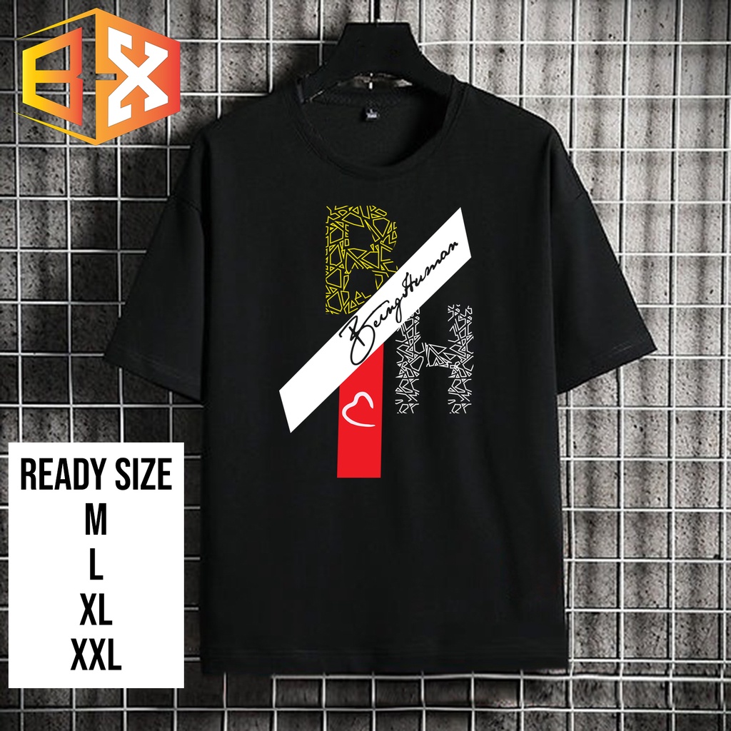 25 / Kaos Distro Pria Wanita Motif Quotes BEING HUMAN 3 Keren Terlaris - B-X