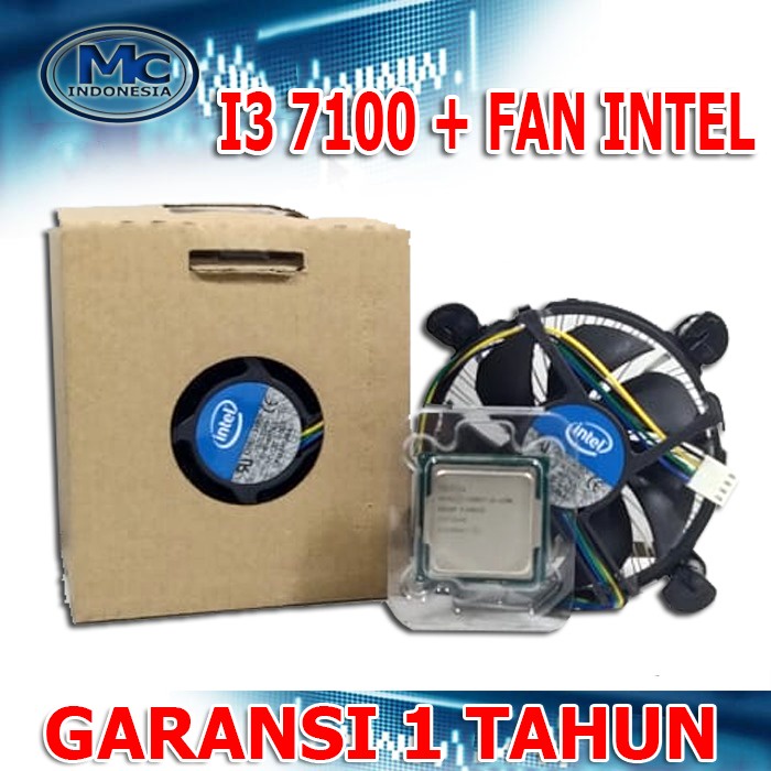 Processor Intel Core i3 7100 3.90Ghz DAN FAN INTEL