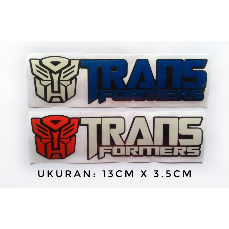 Stiker Cutting Transformers Tulisan Cutting Sticker Untuk Sticker Motor Mobil