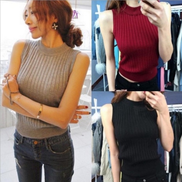 KNITT TOP TURTLE NECK YUKENSI (BJCN132)