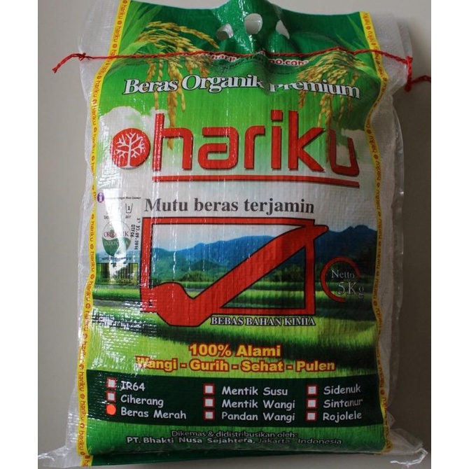 

BERAS MERAH ORGANIK HARIKU 5KG