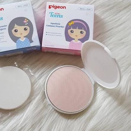 ☎ PIGEON TEENS REFILL COMPACT / REFILL COMPACT PIGEON / BEDAK PIGEON - WHITE ✰