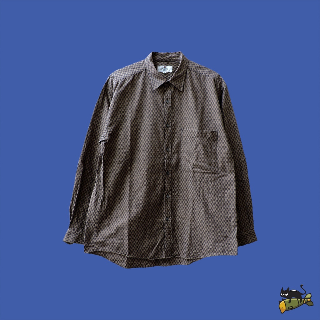 Emanuel Ungaro Plaid Long Sleeve Shirt