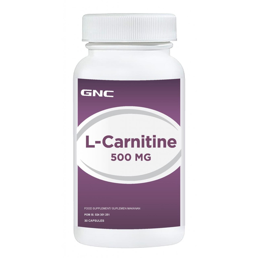 GNC L – Carnitine 500 mg - 30 kapsul (424767) BPOM