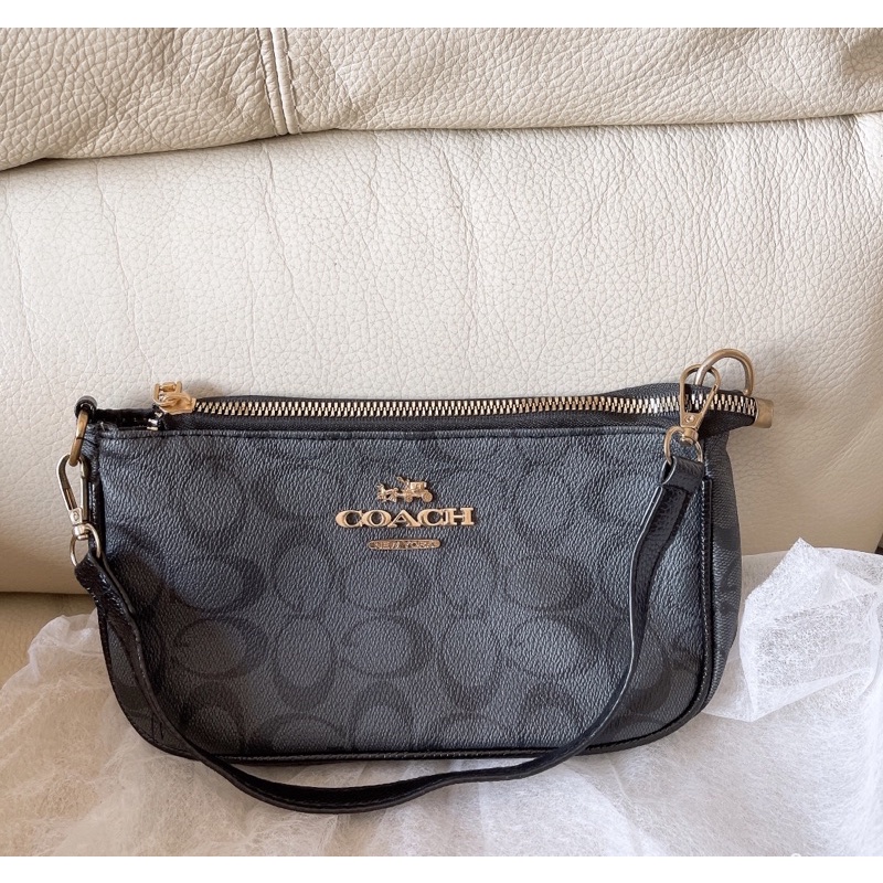 tas coach mini hitam