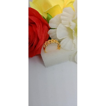 palinglaris cincin rantai berlapis emas24K