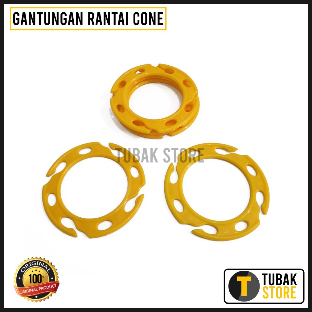 RING GANTUNGAN RANTAI PLASTIK TRAFFIC CONE