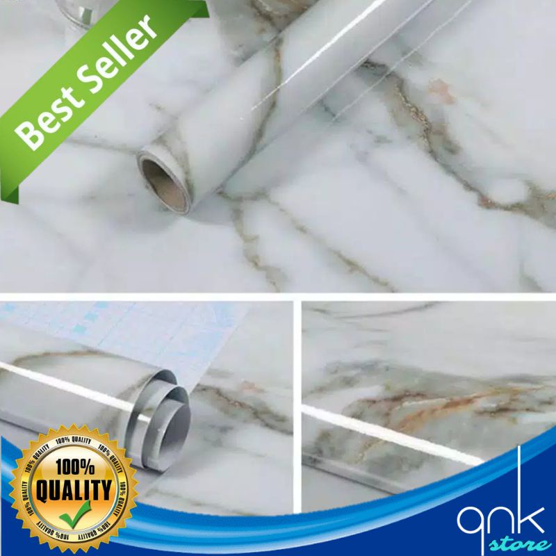 Wallpaper Premium Dinding Motif Marmer 60cm x 5m Luxury Grey Wallpaper Sticker Wallstiker Wallpaper Sticker Wallsticker Premium Tahan Panas Tahan Air Tahan Minyak Motif Luxury Grey