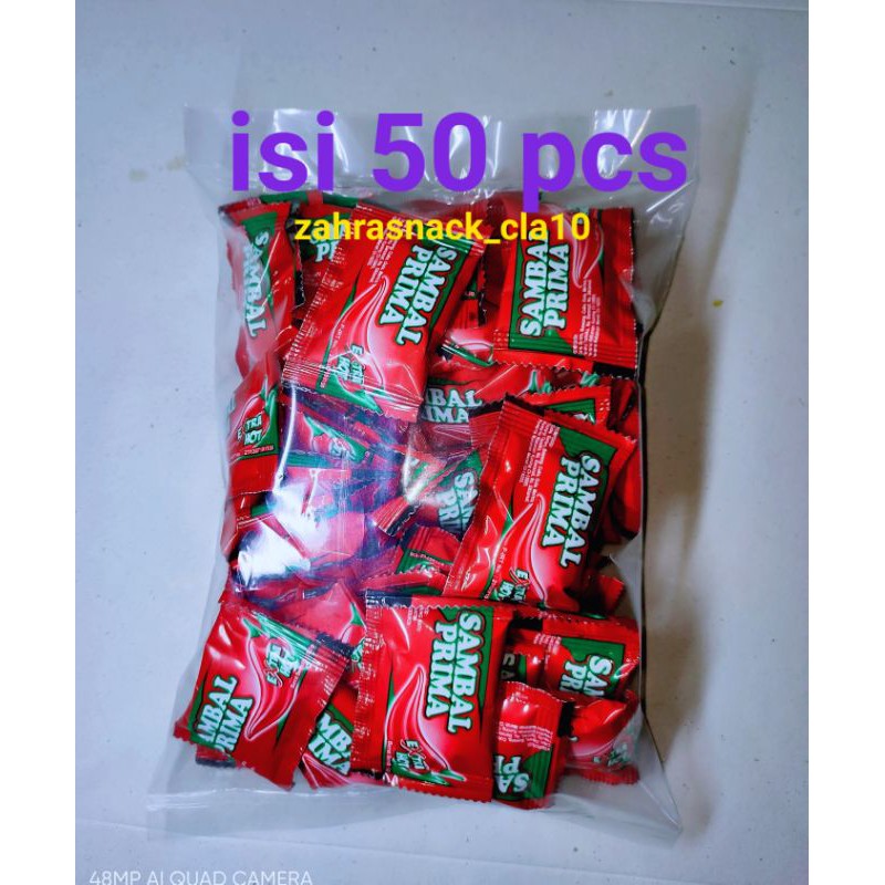 Saos sachet murah mini Sambal Prima isi 50pcs