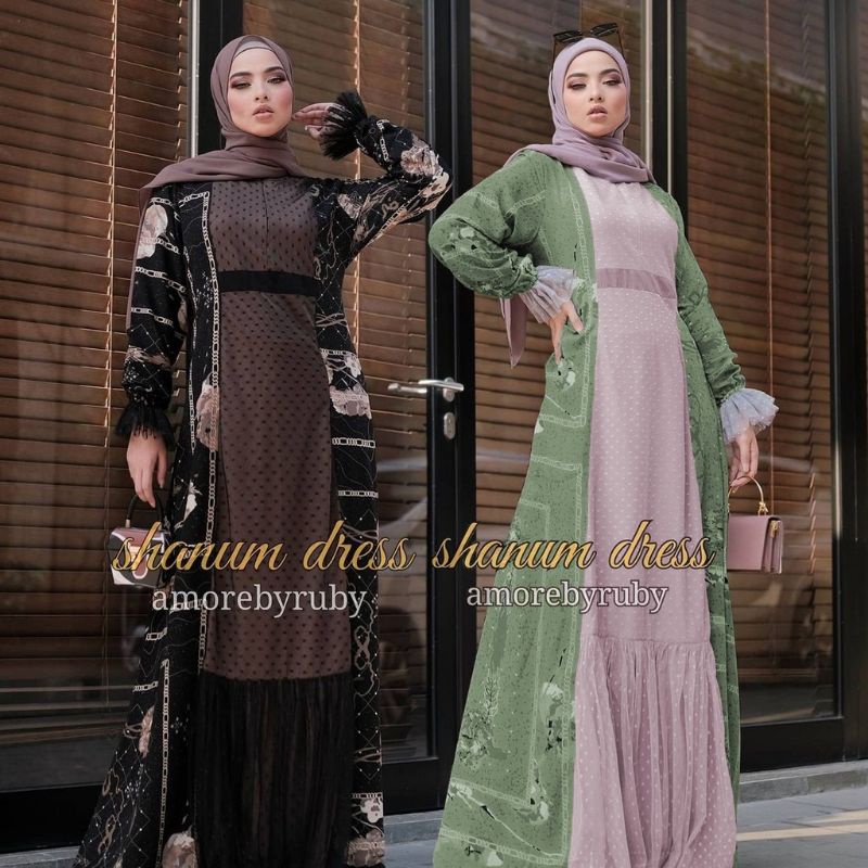 (COD) Shanum Dress ORI AMORE BY RUBY syanum dress