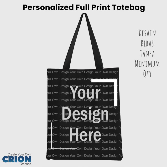 misi- Personalized Custom Totebag Canvas Full Print Desain sendiri by CRION