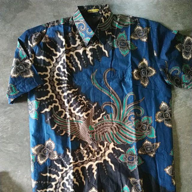 Kemeja Batik Prabu Bahan Katun Baturaden Reguler Fit B376