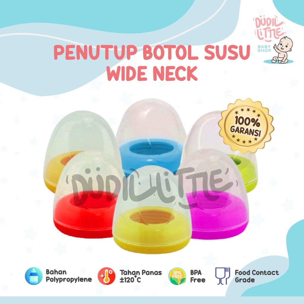 Penutup Botol Susu Wide Neck Leher Lebar Bpa Free