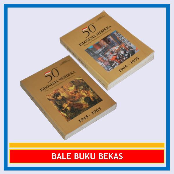 BUKU ORI 50 TAHUN INDONESIA MERDEKA EDISI DWIBAHASA