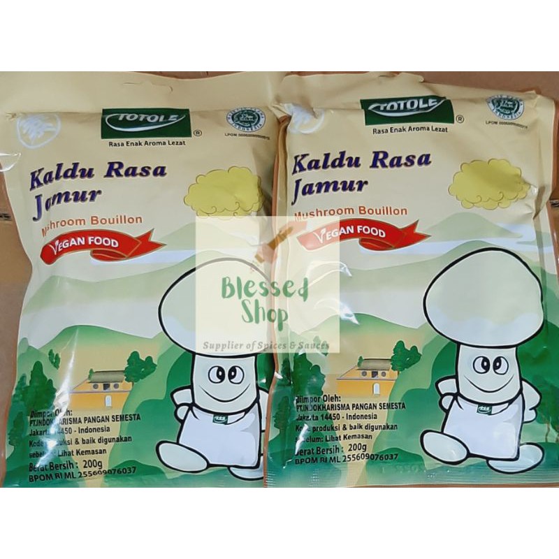 Totole Kaldu Jamur Halal Mui Penyedap Rasa Jamur Totole 200gr Shopee Indonesia