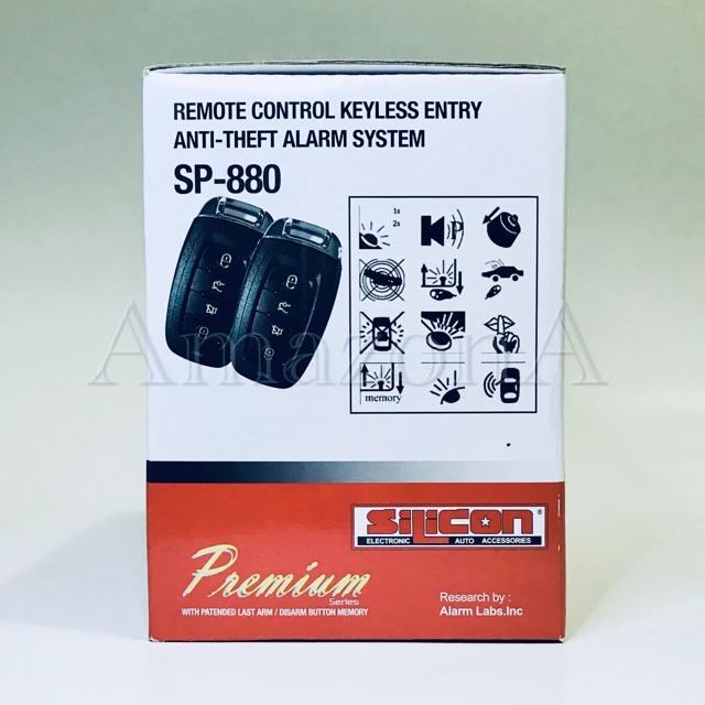 Alarm Mobil Silicon Premium SP-880