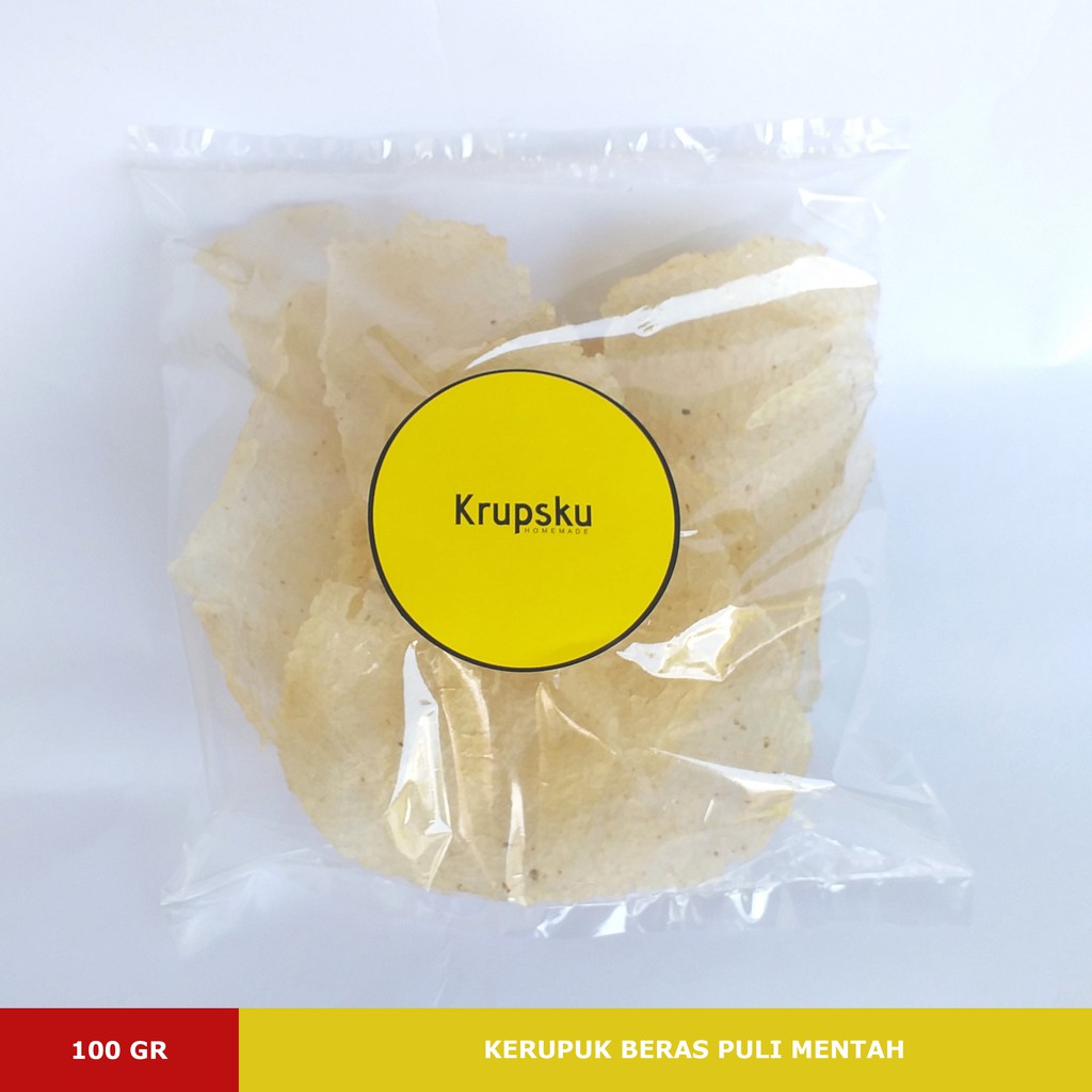

Krupuk puli mentah / krupuk puli beras / krupuk puli rasa bawang / krupuk puli renyah